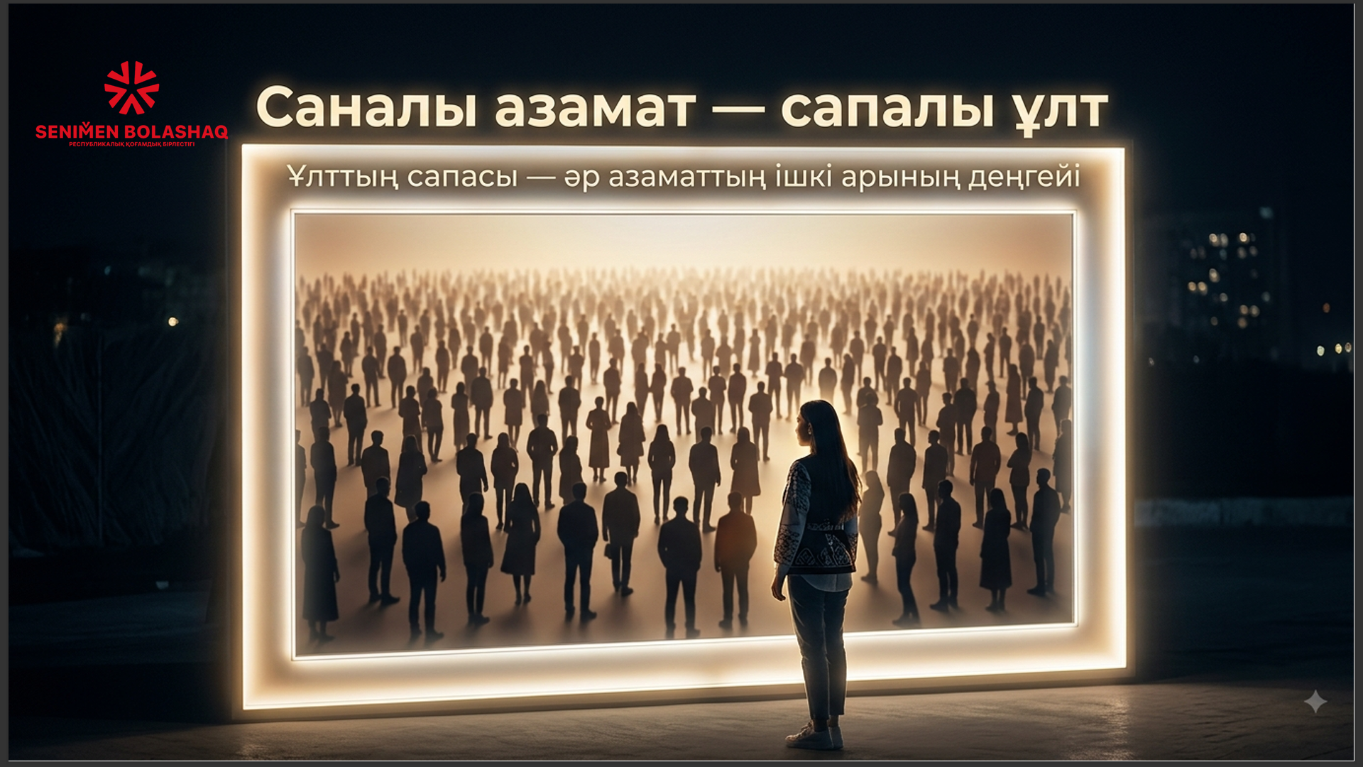 Саналы азамат - сапалы ұлт!